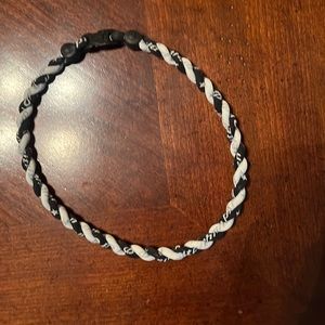 phiten braded necklace